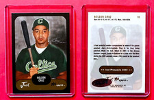 NELSON CRUZ Baseball Card 2002 Just Prospects *BLACK* Certified #'d RC  xx/50