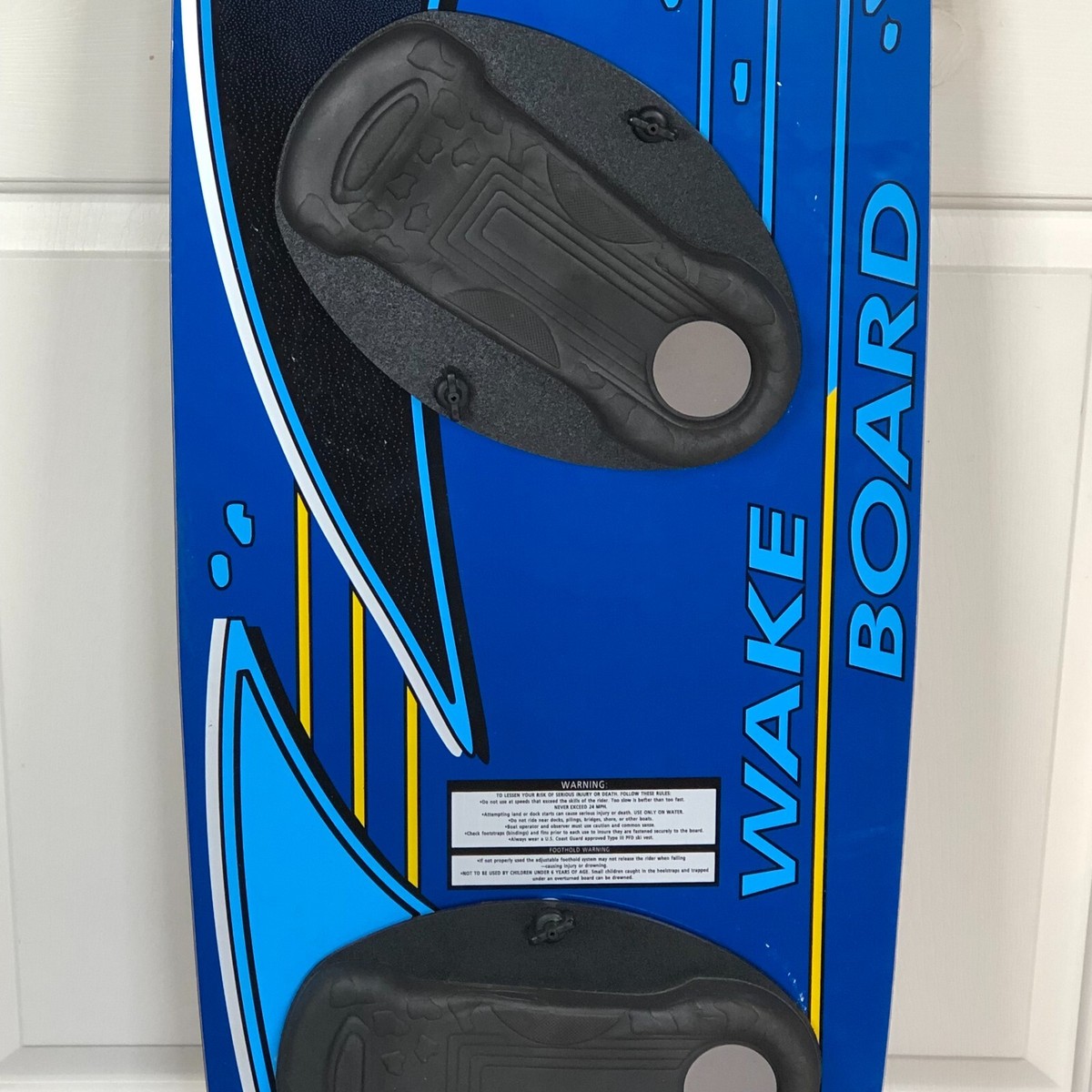 Quicksilver Wakeboard Tidal Wave With Bindings 56 x 15 Alloy Deck