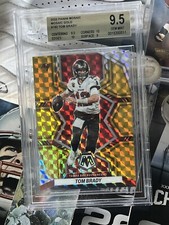 TOM BRADY 2022 PANINI MOSAIC #182 GOLD 05/10 PRIZM SSP TAMPA BAY BUCCANEERS POP2
