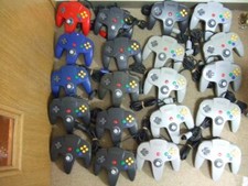 Random color Nintendo 64 Controller Lot of 20 Junk for parts
