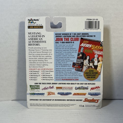 Johnny Lightning Mustang Classics Collector No. 24, 1968 Mustang GT, 1 of 17,500 - Picture 2 of 2