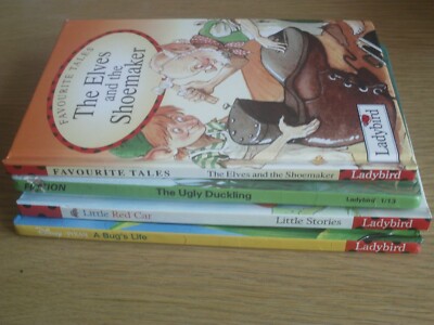 Ladybird:The Ugly Duckling;The Elves & The Shoemaker;Little Red Car;A Bugs Life