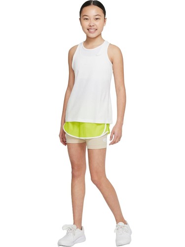 NIKE Atomic Green DRI-FIT TEMPO 2-IN-1 TRAINING/RUNNING SHORTS BIG KIDS/GIRLS M - Picture 5 of 6