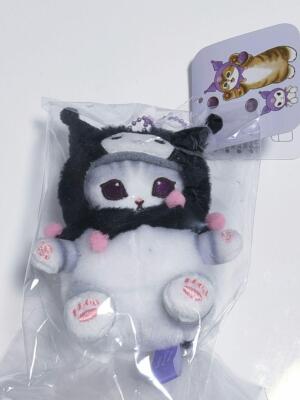 モフサンド mofusand ぬいぐるみ S クロミ マスコット mofusand×サンリオキャラクターズ ぬいぐるみS(クロミ) | mofusand