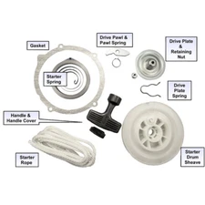 RICKS  Pull Start Rebuild Kit Yamaha Yfm400fa Kodiak 4wd [Sra] Yfm350x Warrior