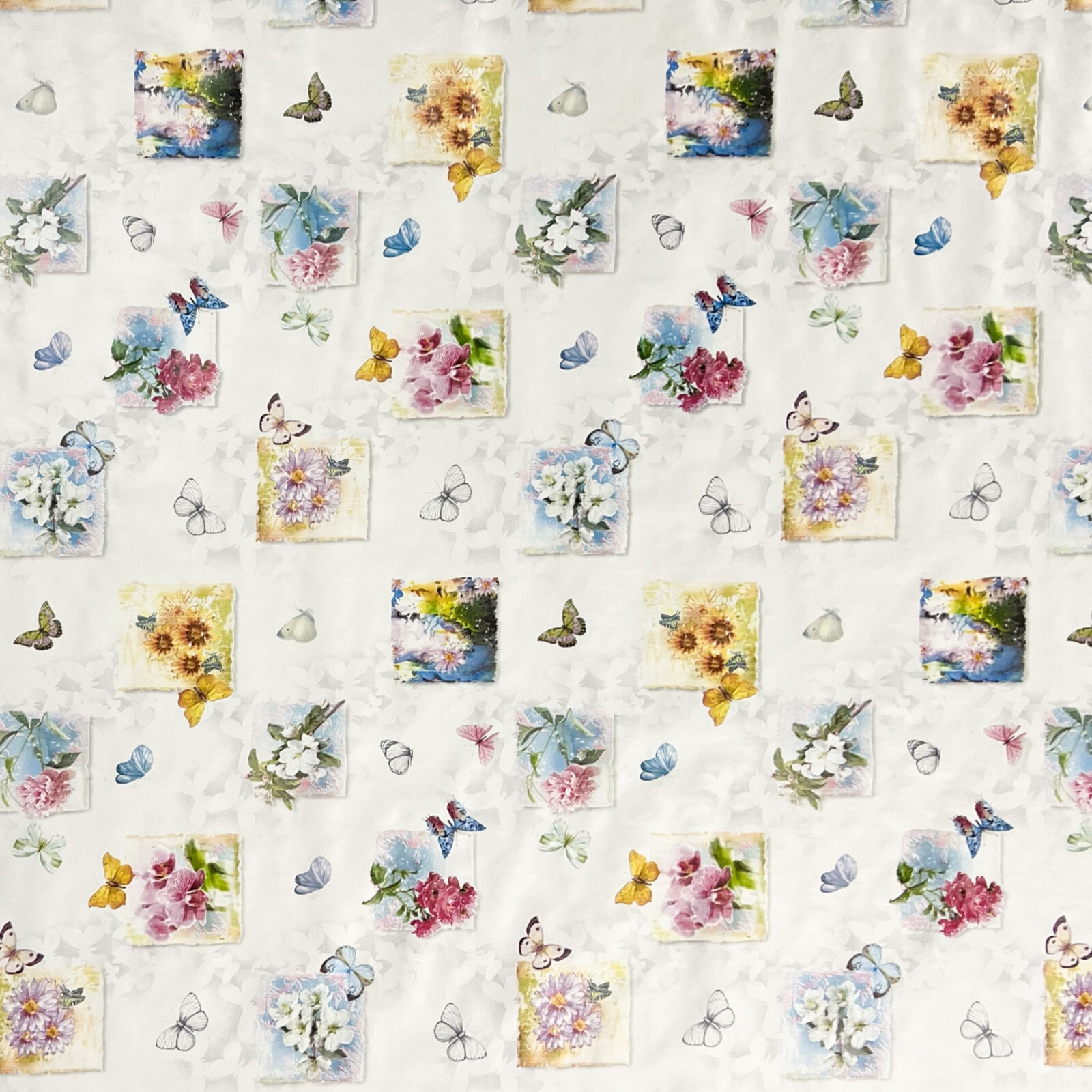Nappe En Toile Cirée KEVKUS - Motif Patchwork Cœurs, Format Carré/rond/ovale, Dimensions Sur Mesure, Facile D'entretien