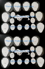 2 ELECTRODE LEAD CABLES(2.5mm)+ PADS(16 LG + 16 OVAL) ISMART COMPATIBLE