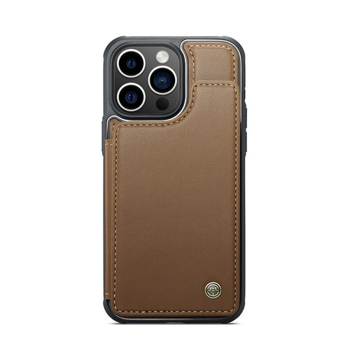 Custodia portafoglio in pelle con slot per schede magnetiche per iPhone 13 14 15 16Pro Max Back - Foto 45 di 84