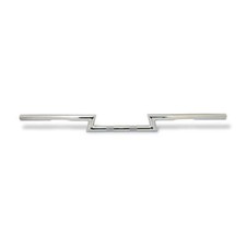 Fehling Z-Bar Guidon, 7Cm De Haut, 1", Chrome, Pour Harley - Davidson Avec TÜV!