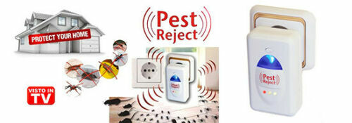 PESTREJECT REPELENTE ULTRASONICO EXPULSA INSECTOS ROEDORES MOSQUITOS ARAÑAS - Imagen 3 de 3