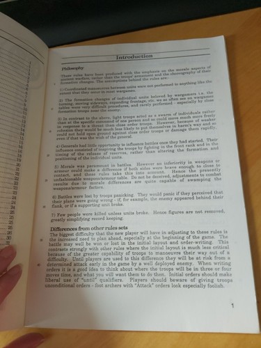Reglas Shieldbearer para simulación de combate antiguo 1991 Wargaming con miniaturas - Imagen 4 de 7