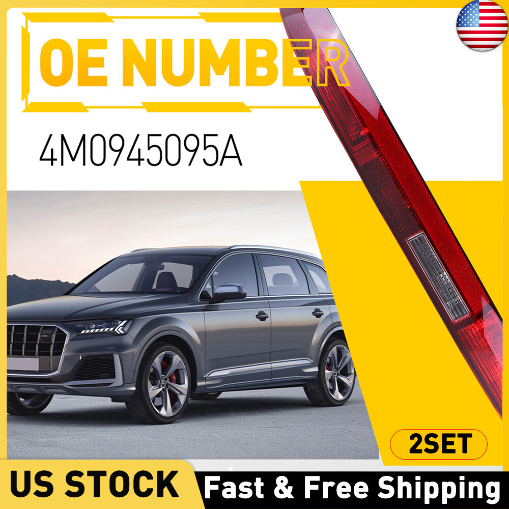 Left Rear Bumper Tail Lamp Fog Lamp Assembly 4M0945096A For AUDI Q7 2016-2023