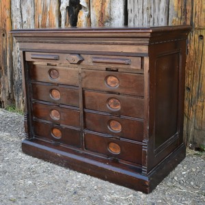 Antique Mahogany Tambour Amberg Victorian Filing Cabinet 1900 Bank Of Drawers Ebay