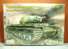1/35 EASTERN EXPRESS KV-8S FLAMETHROWER TANK MODEL KIT # 35101