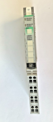 ALLEN BRADLEY 1734-MB PLC MODULE W/ 1734-RTB TERM.BLOCK, 1734-OB8 OUTPUT MODULE