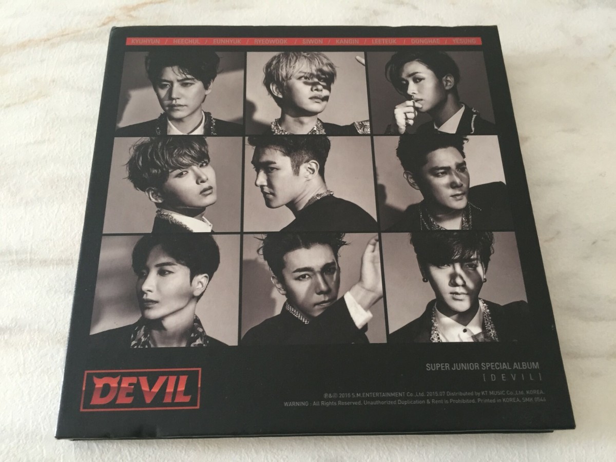 Super Junior Devil Special Album CD SM Entertainment 2015 K-POP
