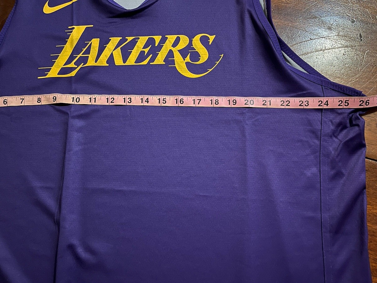 Nike Los Angeles Lakers Team Issued Reversible Practice Jersey