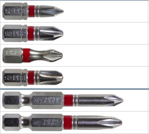25/50/75100/150mm S2 Torsion Magnetic Steel Magnetic PH2 Phillip Drill Bit Set - Picture 10 of 24