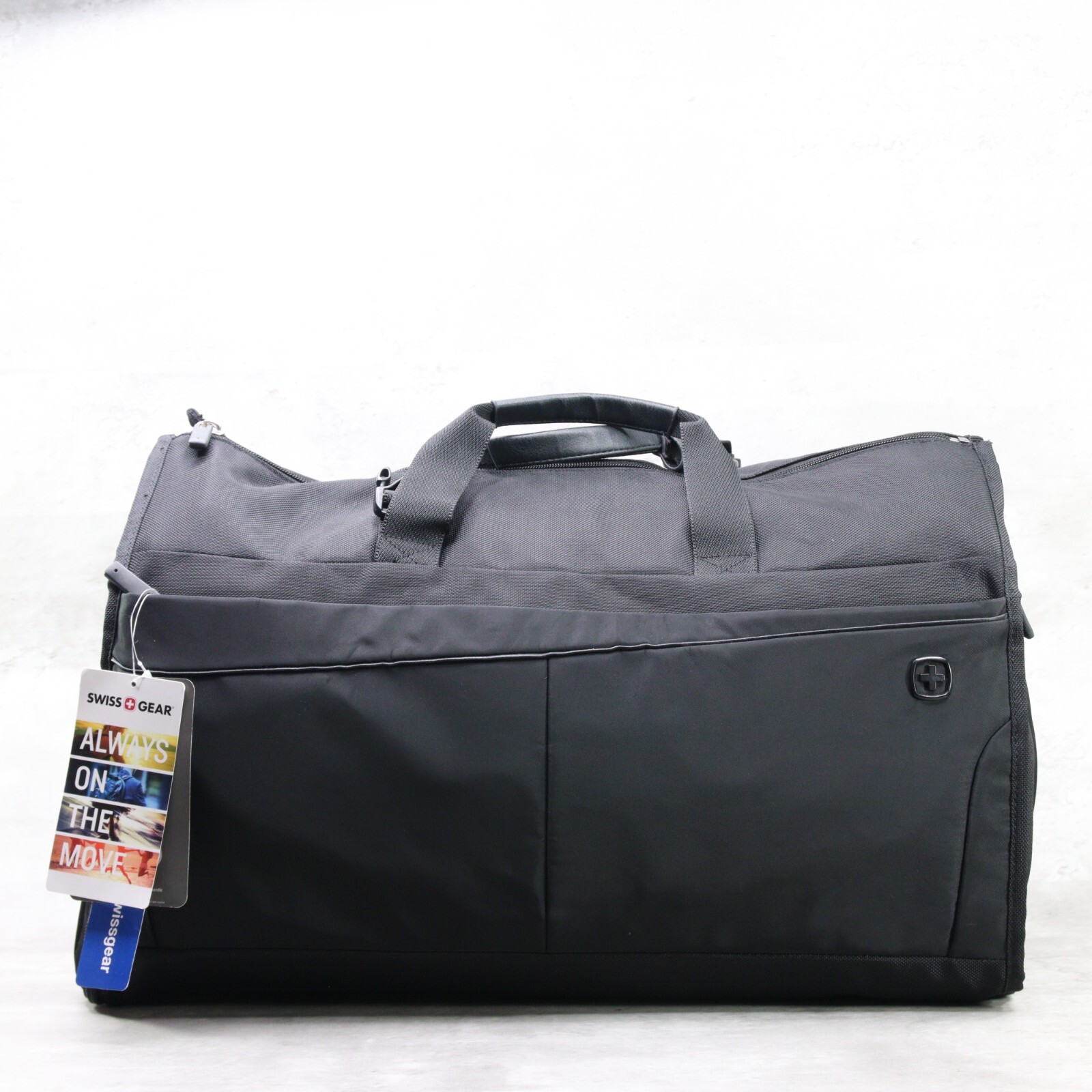 SWISSGEAR 21" Garment Duffle Bag Black Foldable Hanger Hook eBay