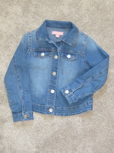 BCBG GIRLS BLUE DENIM JACKET SIZE XS (5-6)~Girls Denim Jacket Sz XS (5-6)