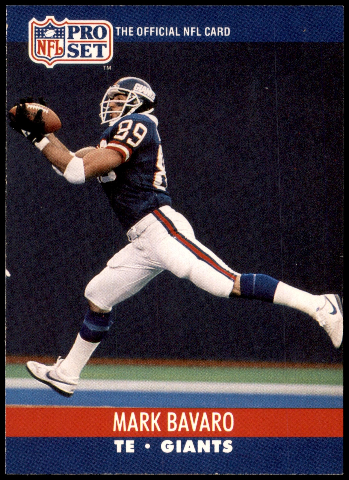 Mark Bavaro #592 1990 Pro Set