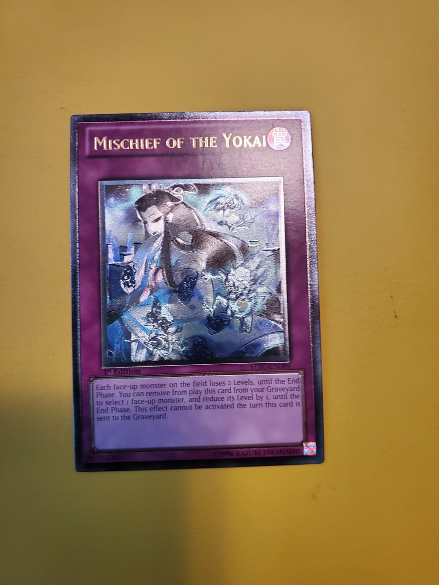 yugioh yokai cards Yugioh! 1x Mischief Of The Yokai. STBL-EN089. Ultimate Rare. 1st Ed. Near  mint