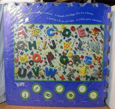 Scholastic I Spy Foam Play Mat Find Search Floor Puzzle (4 Pads - 24x24x 1/4)