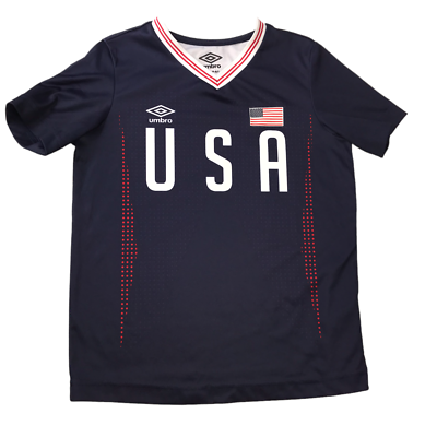 Umbro Team USA Soccer Jersey Youth Size Small 6/7. GREENLEAF on