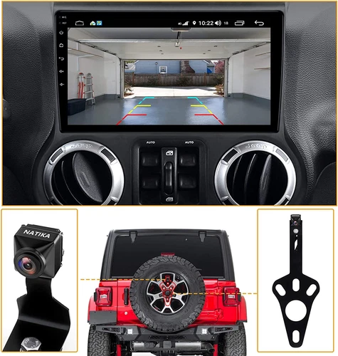 NATIKA Backup Camera for 2007-2018 Jeep Wrangler JK: No Distorted Affect Star... - Picture 2 of 9