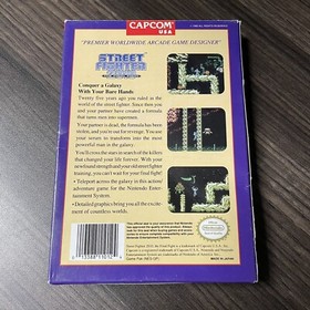 Street Fighter 2010: The Final Fight Nintendo NES CB Game Cartridge + Box