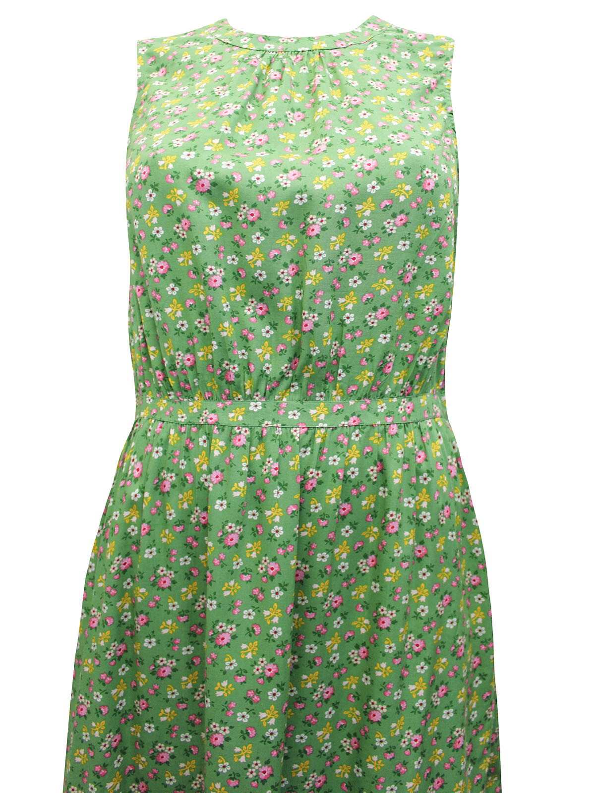 CATH KIDSTON GREEN VINTAGE FLORAL MAXI SUMMER DRESS NEW SIZES 6, 10, 12