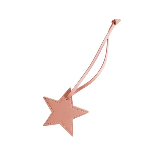 Bolso estrella de cuero suave hecho a mano encanto colgante equipaje colgante accesorios - Imagen 8 de 17