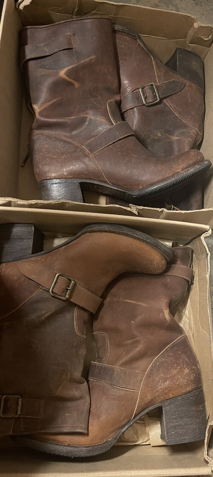 Freebird by Steven boulder biker boot BNIB. Brown  size 9 RARE  MSRP $345. image 5