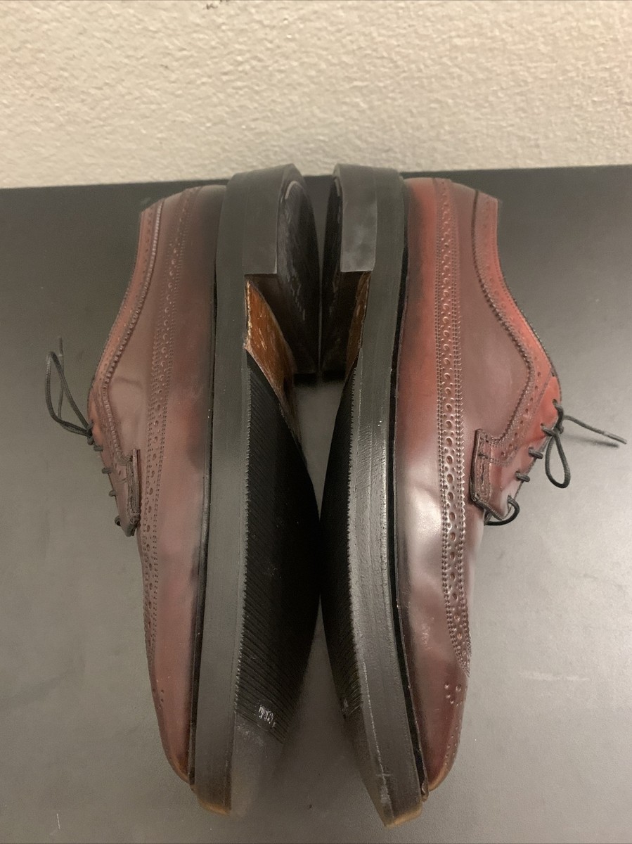 FLORSHEIM IMPERIAL 93605 Shell Cordovan BURGUNDY WINGTIP  display picture 3