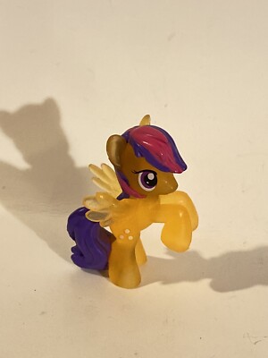 2013 My Little Pony FiM Blind Bag Wave #8 2'' Transparent Neon Sunny Rays Figure