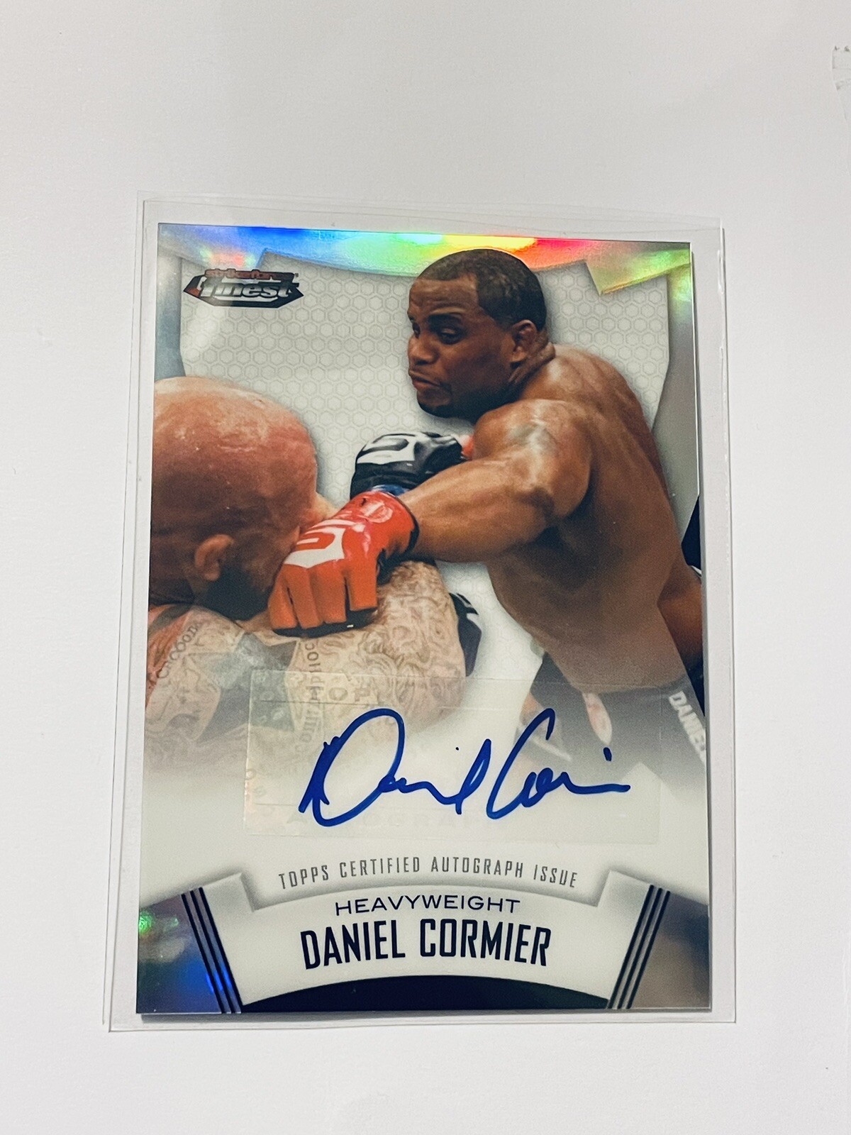 DANIEL CORMIER UFC 2012 TOPPS FINEST AUTO CARD HALL OF FAME CHAMPION!!