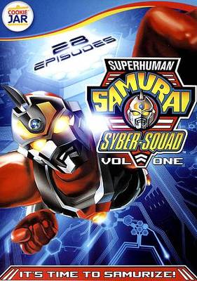 Superhuman Samurai Syber-Squad, Vol. 1 DVD 28-Episodes 3-Discs