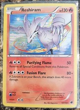 Pokemon 2013 Plasma Freeze Reshiram 17 Holo MP on eBay