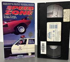SPEED ZONE 1989 VHS - RARE PETER BOYLE JOHN CANDY CAR CHASE   ~JJ4
