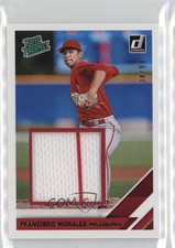 2019 Panini Donruss Rated Prospect Material Gold /99 Francisco Morales r9d