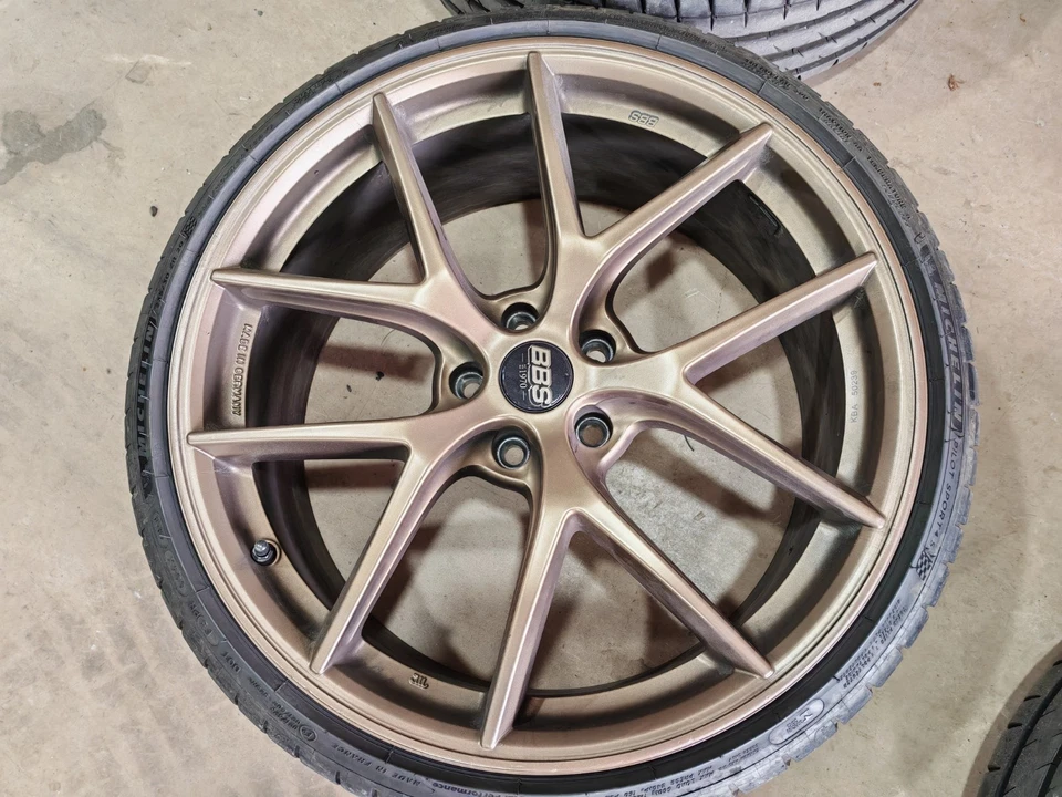 BBS CI-R Bronze 20 inch Alloy Wheels with Audi R8 gen 1 fitment with Pilot 4s - Image 4 of 4