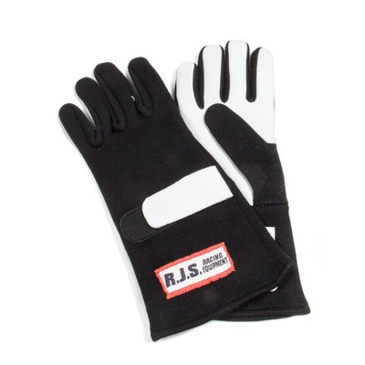 Rjs Safety 600010104, 2 Pack Black Gloves Nomex D/L Md Black Sfi-5 Performance