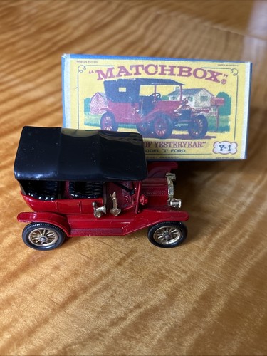 MATCHBOX Y-1 MODELS OF YESTERYEAR 1911 MODEL 'T' FORD MINT Orig. Box + Repro Box - Picture 3 of 14
