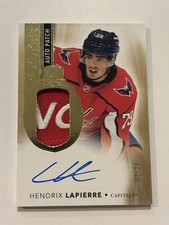 Hendrix Lapierre 2021-22 Upper Deck The Cup Gold Rookie Patch Autograph /24 #190