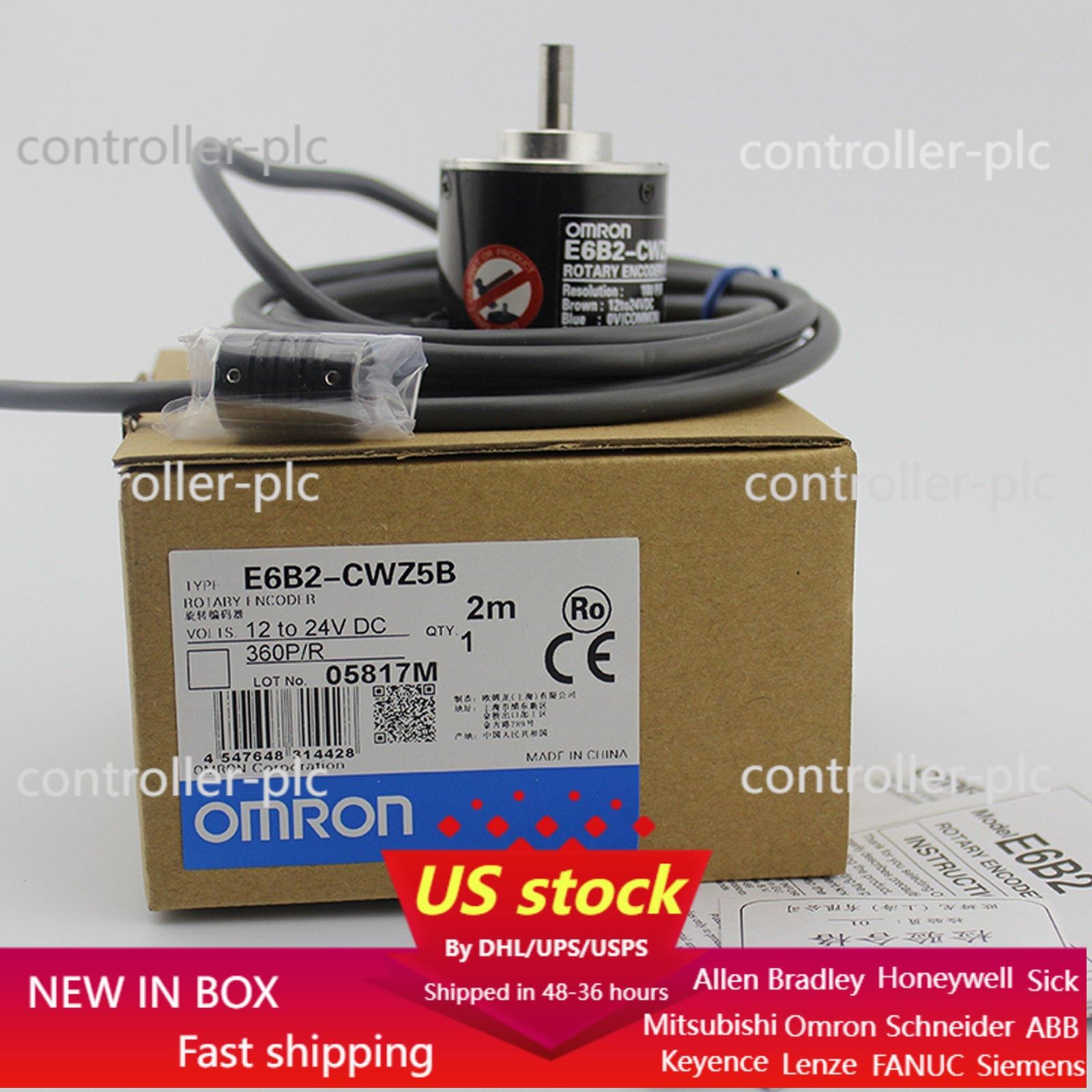 new omron Rotary Encoder E6B2-CWZ5B 360P/R E6B2CWZ5B IN BOX US Free TAX