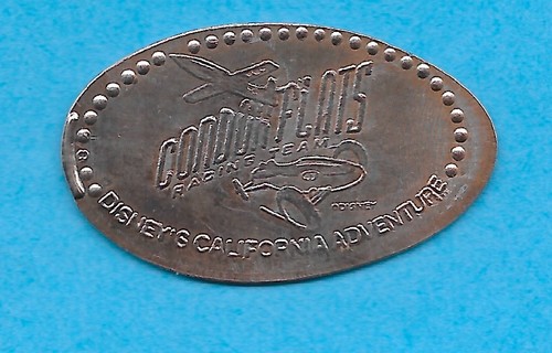 CONDOR FLATS RACE TEAM OLD AIRPLANE OLD RACECAR PRESSED PENNY DISNEY FREE SHIP