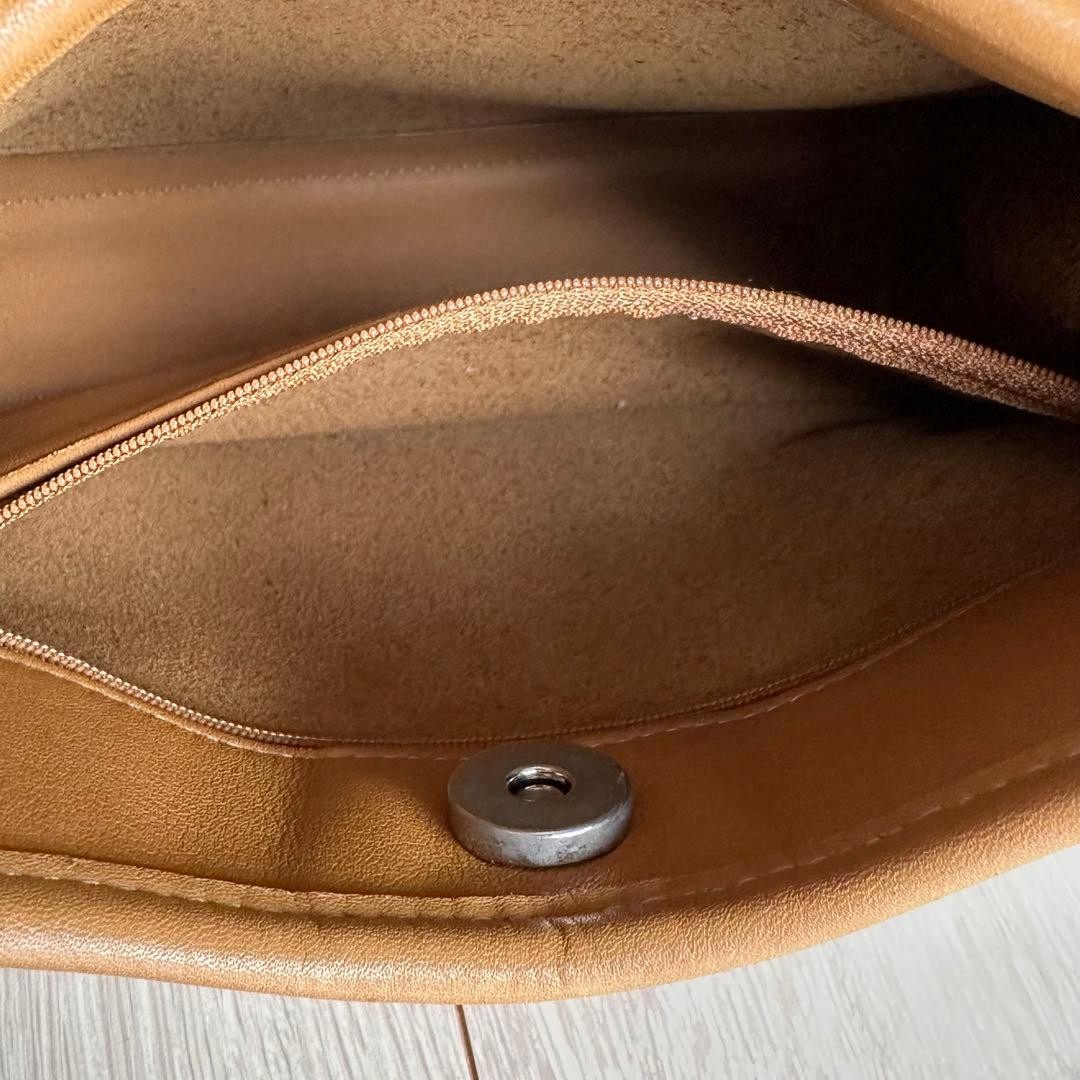 COACH Single Top Handle Bag Handbag 4106 Leather Light Brown Old Coach Vintage thumbnail 14