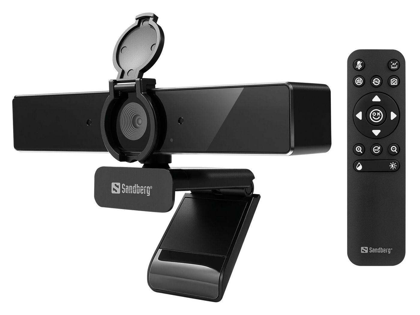 Sandberg 134-45 Webcam Pro Remote 4K – USB-C/A, 8MP, 5-Year Warranty