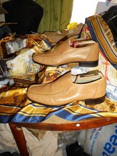 MARKS & SPENCER LEATHER SQUARE LOAFER VGC SIZE 10 UK 44 EU