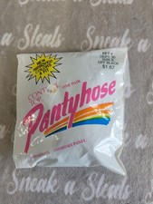 Vintage Kmart Control Top Pantyhose Size B Off Black